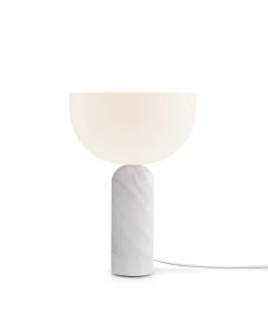 New Works Kizu Table Lamp Small White Marble