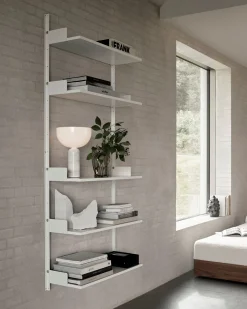 New Works Kizu Table Lamp Small White Marble