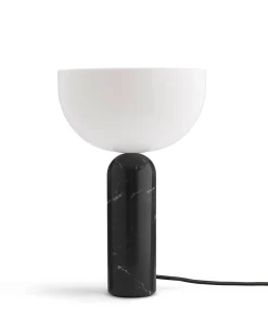 New Works Kizu Table Lamp Large Black Marble