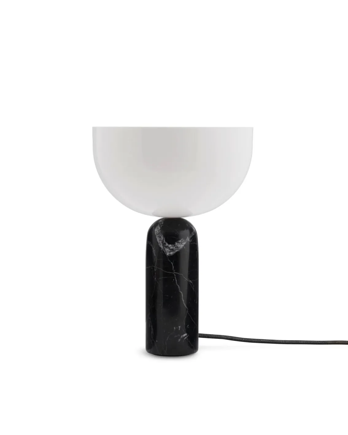 New Works Kizu Table Lamp Small Black Marble