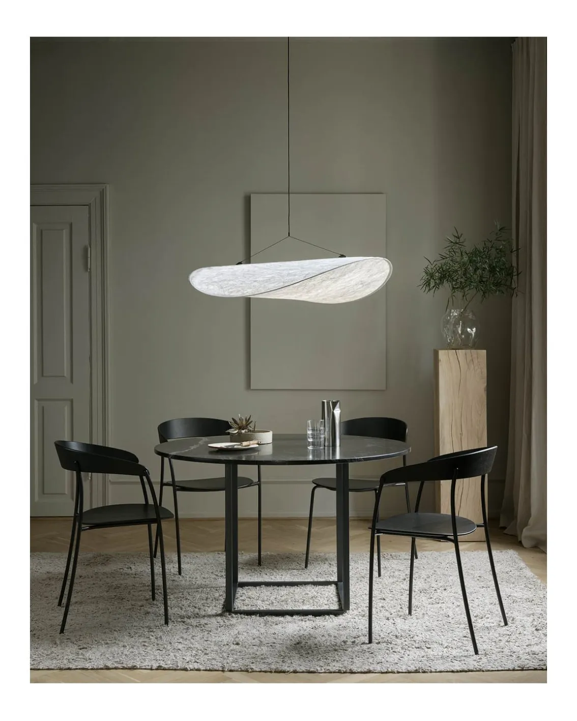 New Works Missing Armchair Black Oak