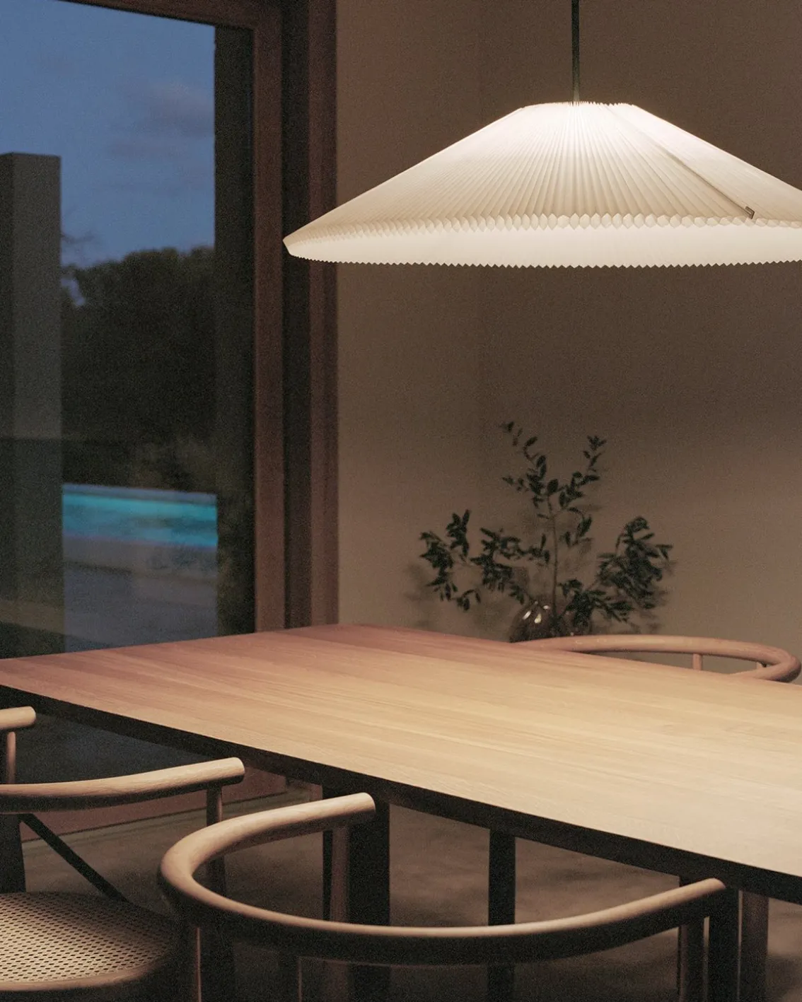 New Works Nebra Pendant Large White