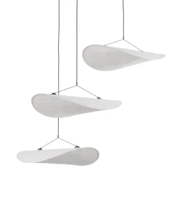 New Works Tense Chandelier Ø55 Cm White Tyvek