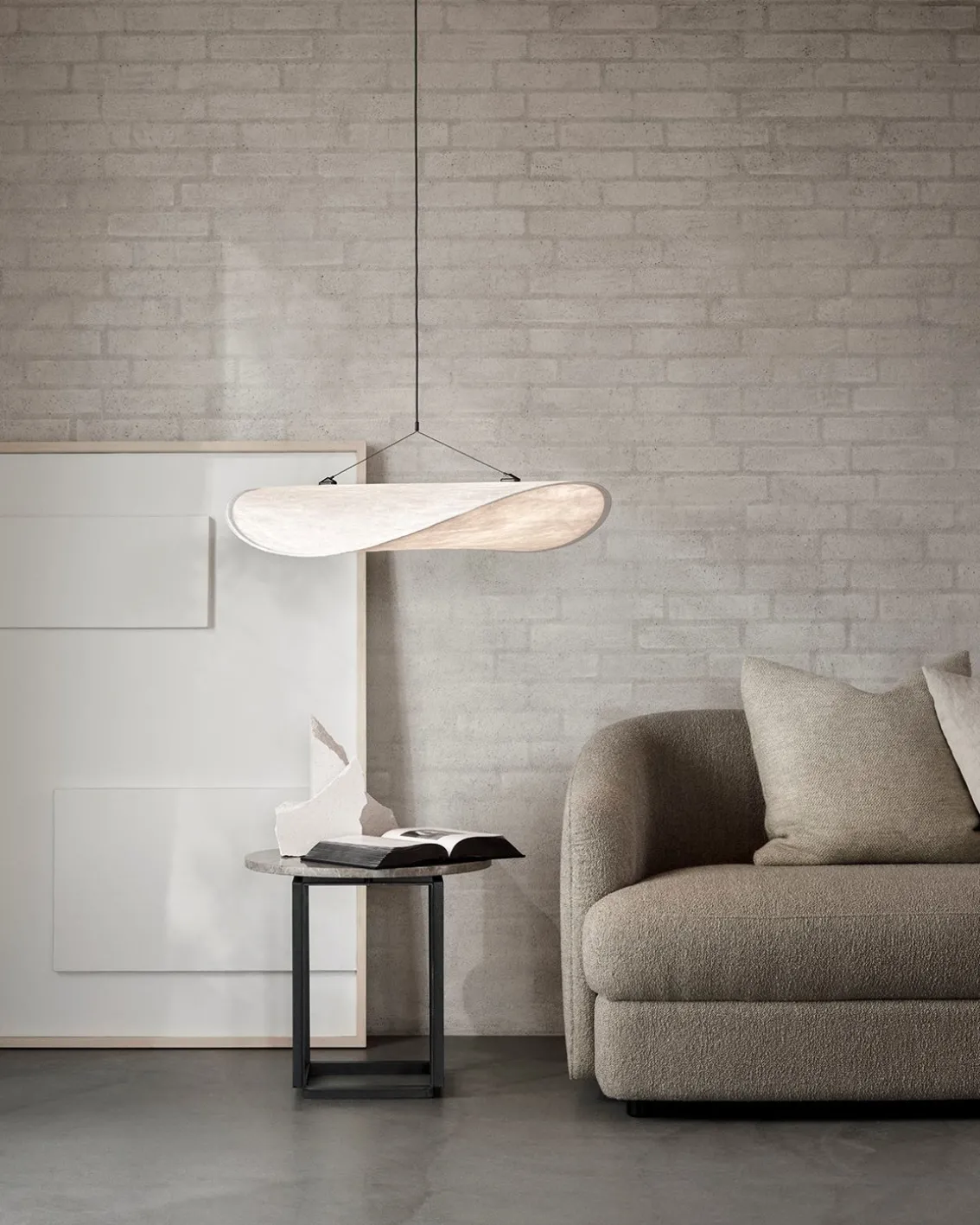 New Works Tense Pendant Lamp Ø70 Cm White Tyvek