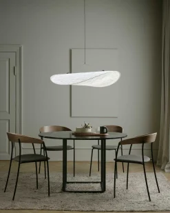 New Works Tense Pendant Lamp Ø90 Cm White Tyvek