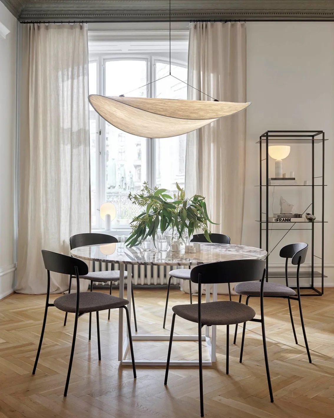 New Works Tense Pendant Lamp Ø120 Cm White Tyvek