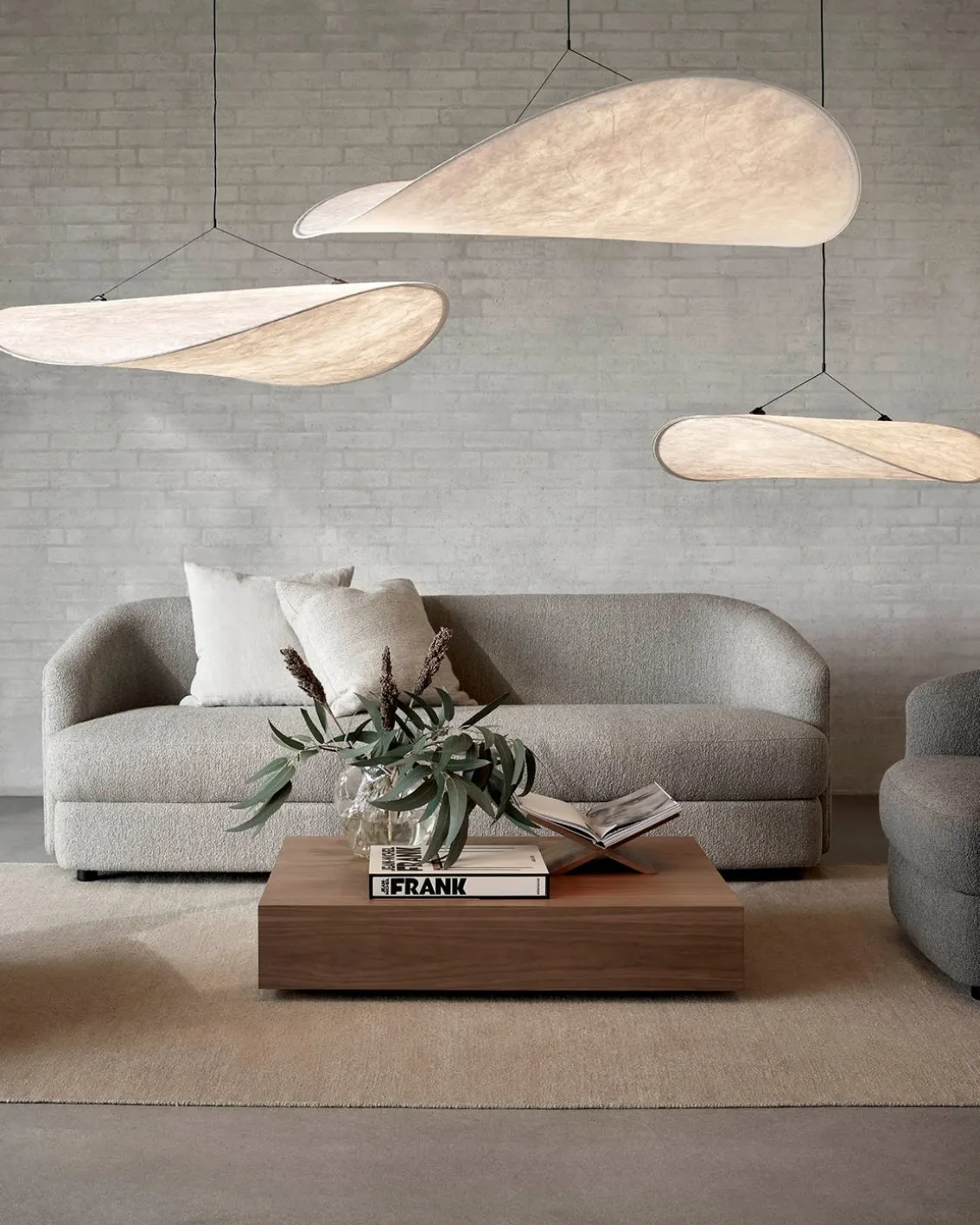 New Works Tense Pendant Lamp Ø120 Cm White Tyvek