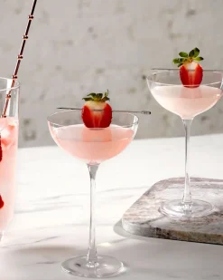 Nude Hepburn - Coupe Glasses Set Of 2 Clear