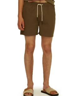 OAS Linen Shorts Army