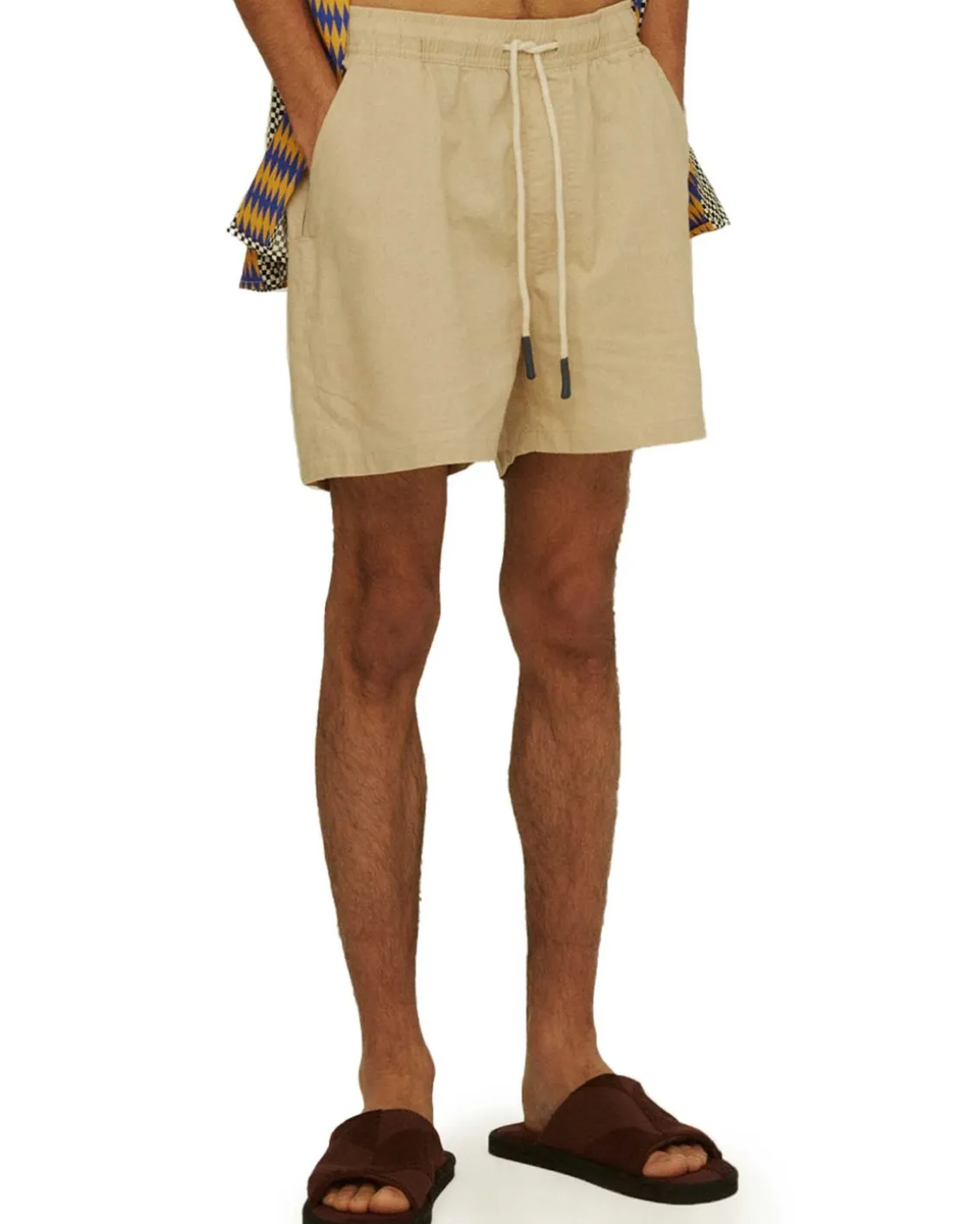OAS Linen Shorts Beige
