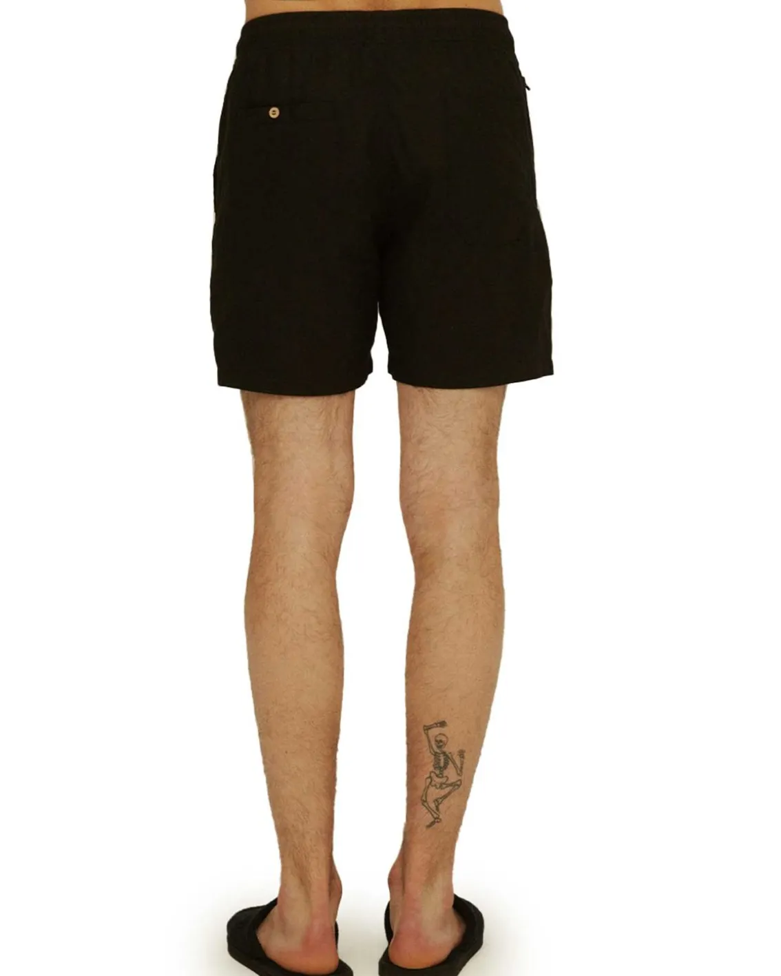 OAS Linen Shorts Black