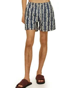 OAS Swim Shorts Blue Scribble