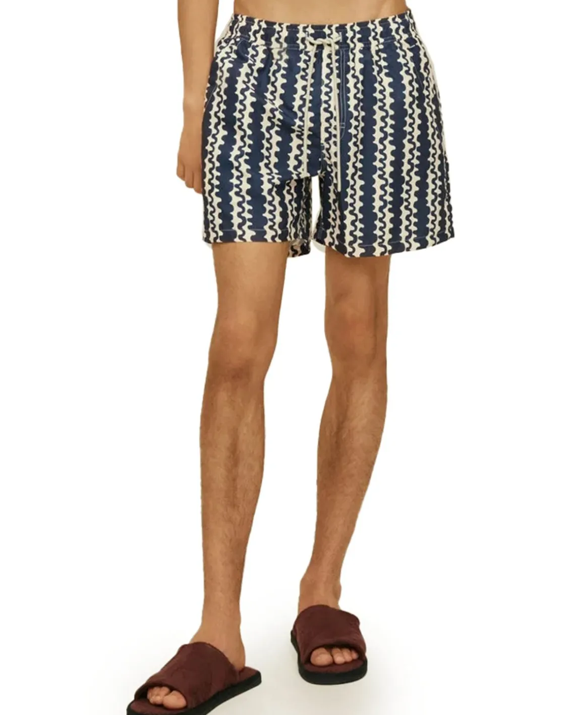 OAS Swim Shorts Blue Scribble