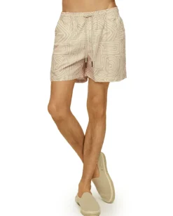 OAS Swim Shorts Cream Golconda