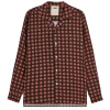 OAS Viscose Long Sleeve Shirt Coffee Lumo