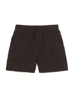OAS Waffle Shorts Nearly Black Porto