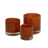 Olsson & Jensen Luna Candle Holder Rust