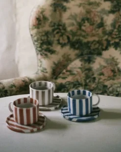 Olsson & Jensen Monica Cup & Saucer Rust