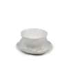 Olsson & Jensen Shell Cup With Saucer White
