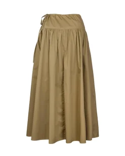 ONE and OTHER Kandi Skirt Golden Green