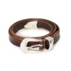 Our Legacy 2 Cm Belt Brown Leather