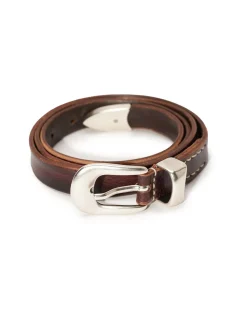 Our Legacy 2 Cm Belt Brown Leather