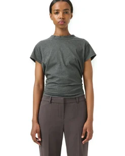 Our Legacy Life Vest T-Shirt Dark Grey Melange Jersey