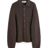 Our Legacy Recovery Shirt Deep Brown Fuzzy Fleece