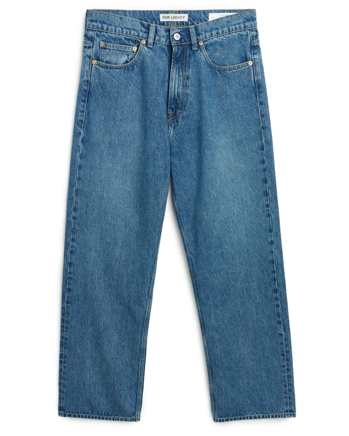 Our Legacy Third Cut Blue Tech Wash Denim