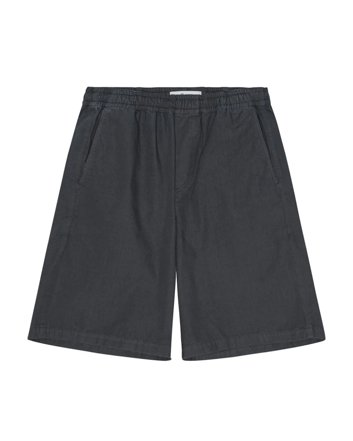Palmes Cotton Ripstop Shorts Charcoal