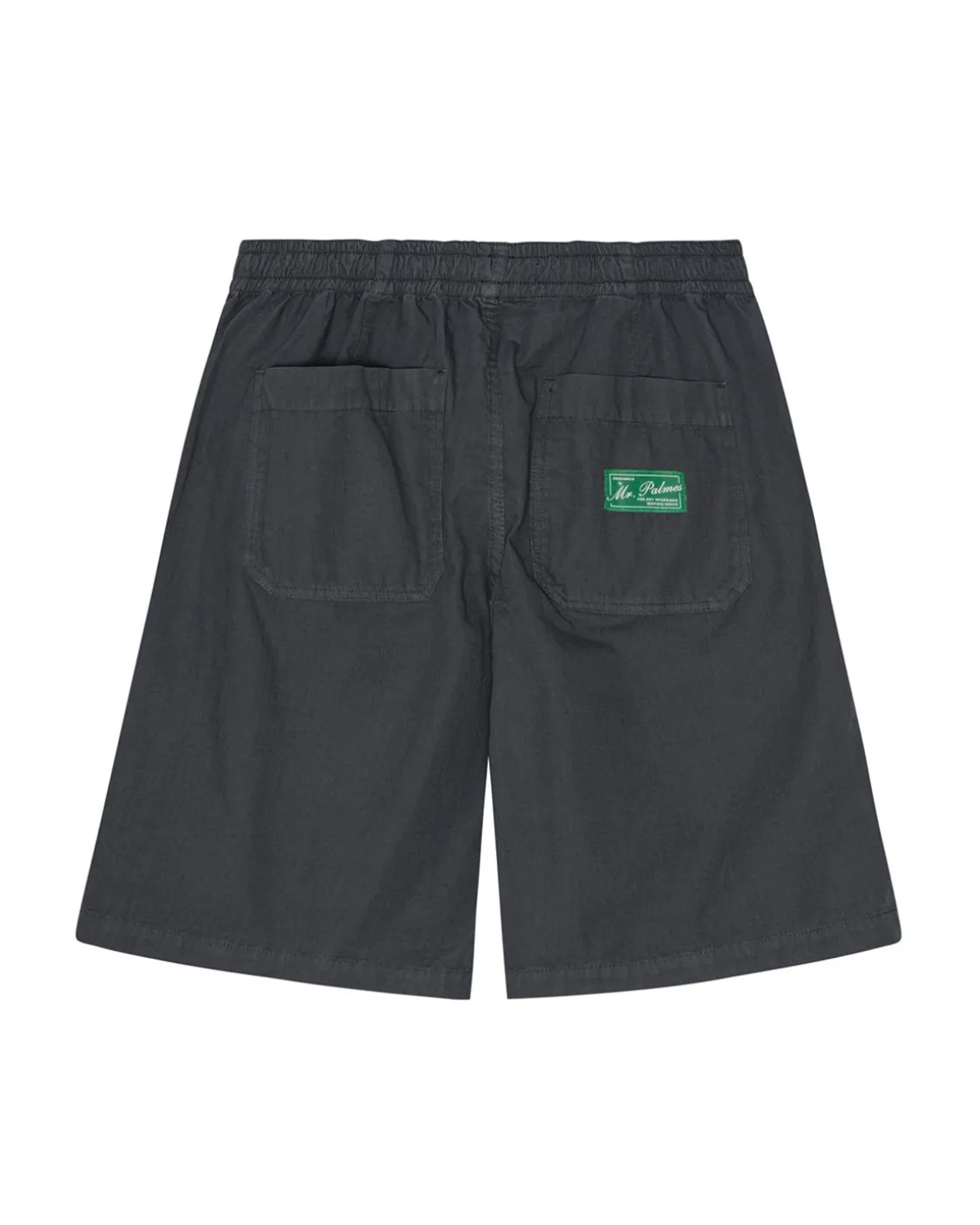 Palmes Cotton Ripstop Shorts Charcoal