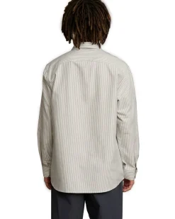 Palmes Deuce Oxford Shirt Charcoal Stripe