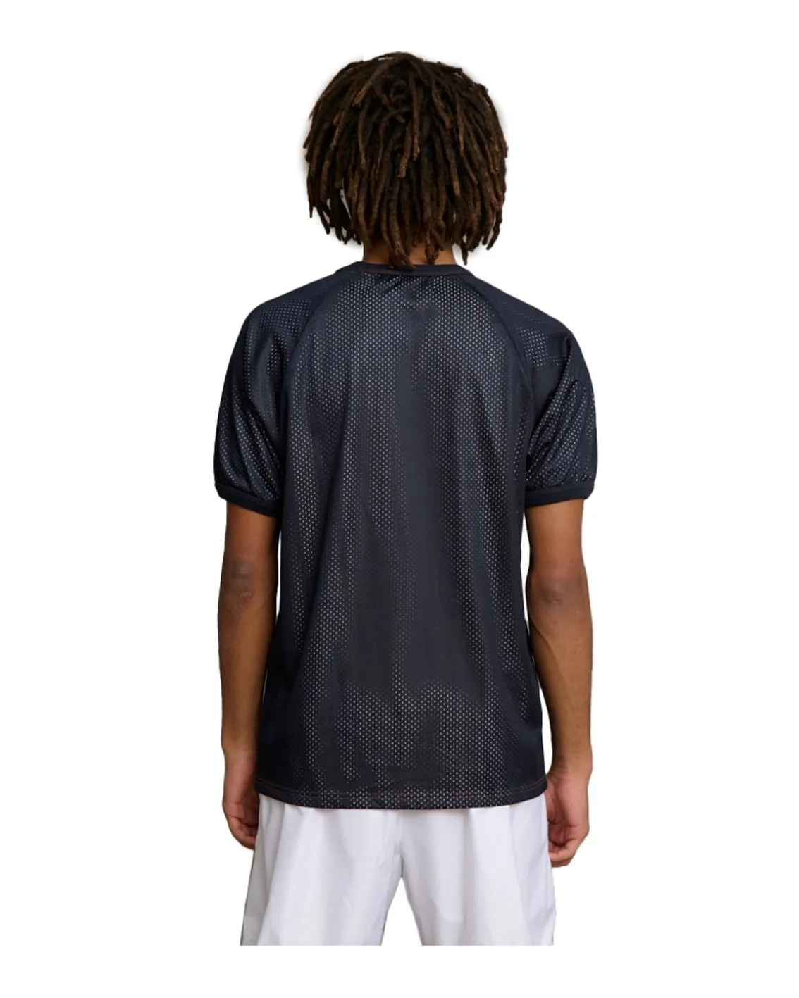 Palmes Mesh Double T-Shirt Navy