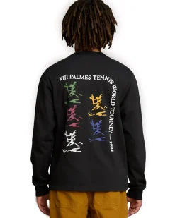 Palmes Tourney Longsleeve T-Shirt Black