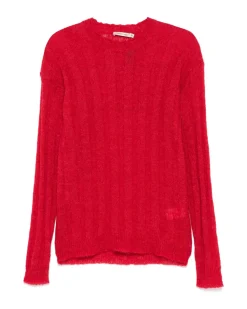Paloma Wool Campi Ribbed Sweater Red