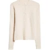 Paloma Wool Crush Henley Sweater Ecru