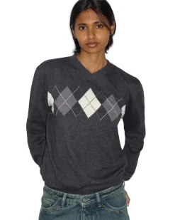 Paloma Wool Gips V-Neck Sweater Grey
