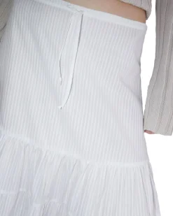 Paloma Wool Long Etoile Skirt White