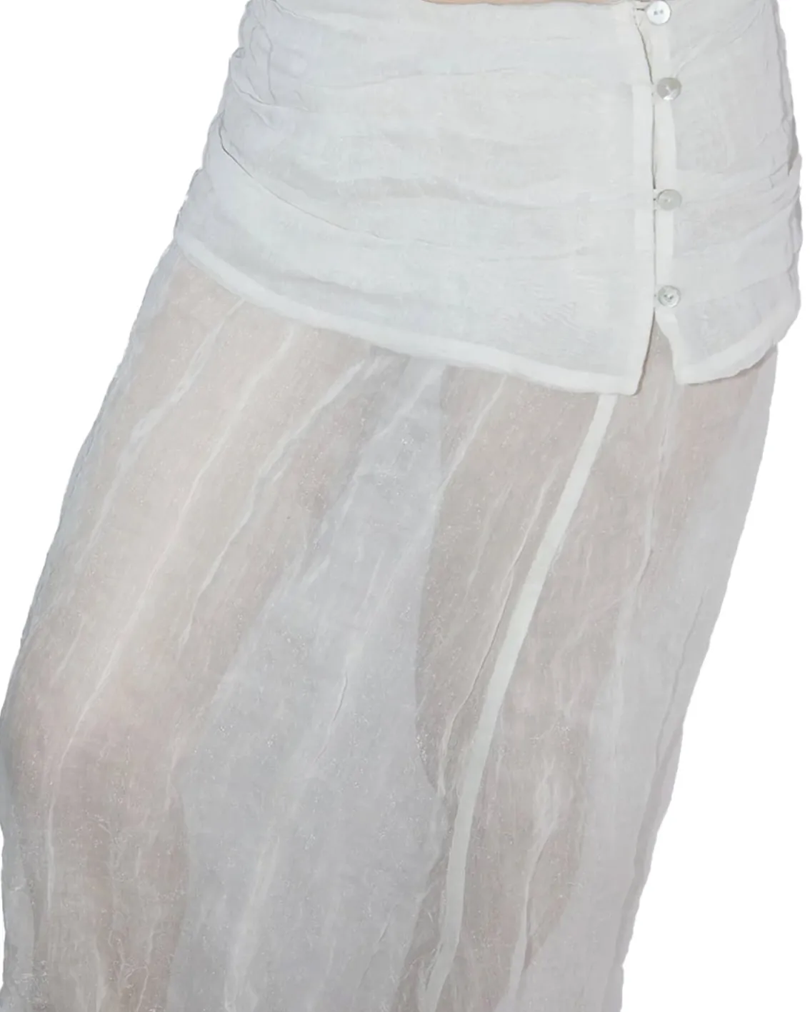 Paloma Wool Mae Long Skirt Off White