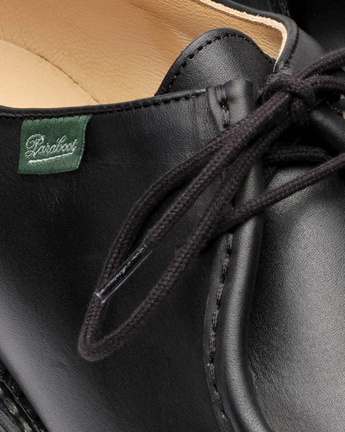 Paraboot Michael Derby Shoes M Black Leather