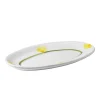 Pick a Poppy Cottage Flower Small Serving Plate Yellow