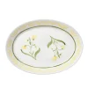 Pick a Poppy Cottage Flower Serving Plate Yellow