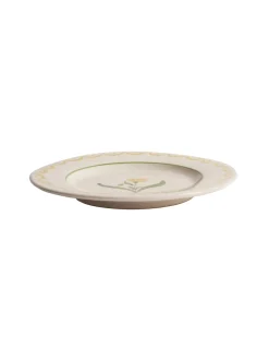 Pick a Poppy Cottage Flower Salad Plate Yellow