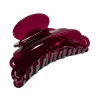 Pico Giant Elly Hair Claw Clear Aubergine