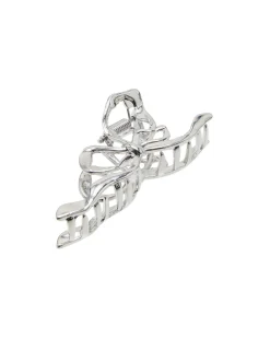 Pico Petite Metallic Bow Claw Shiny Silver