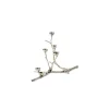 POLSPOTTEN Twiggy Candle Holder Silver