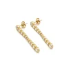 Ragbag Oda Long Earrings Gold