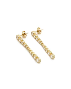 Ragbag Oda Long Earrings Gold