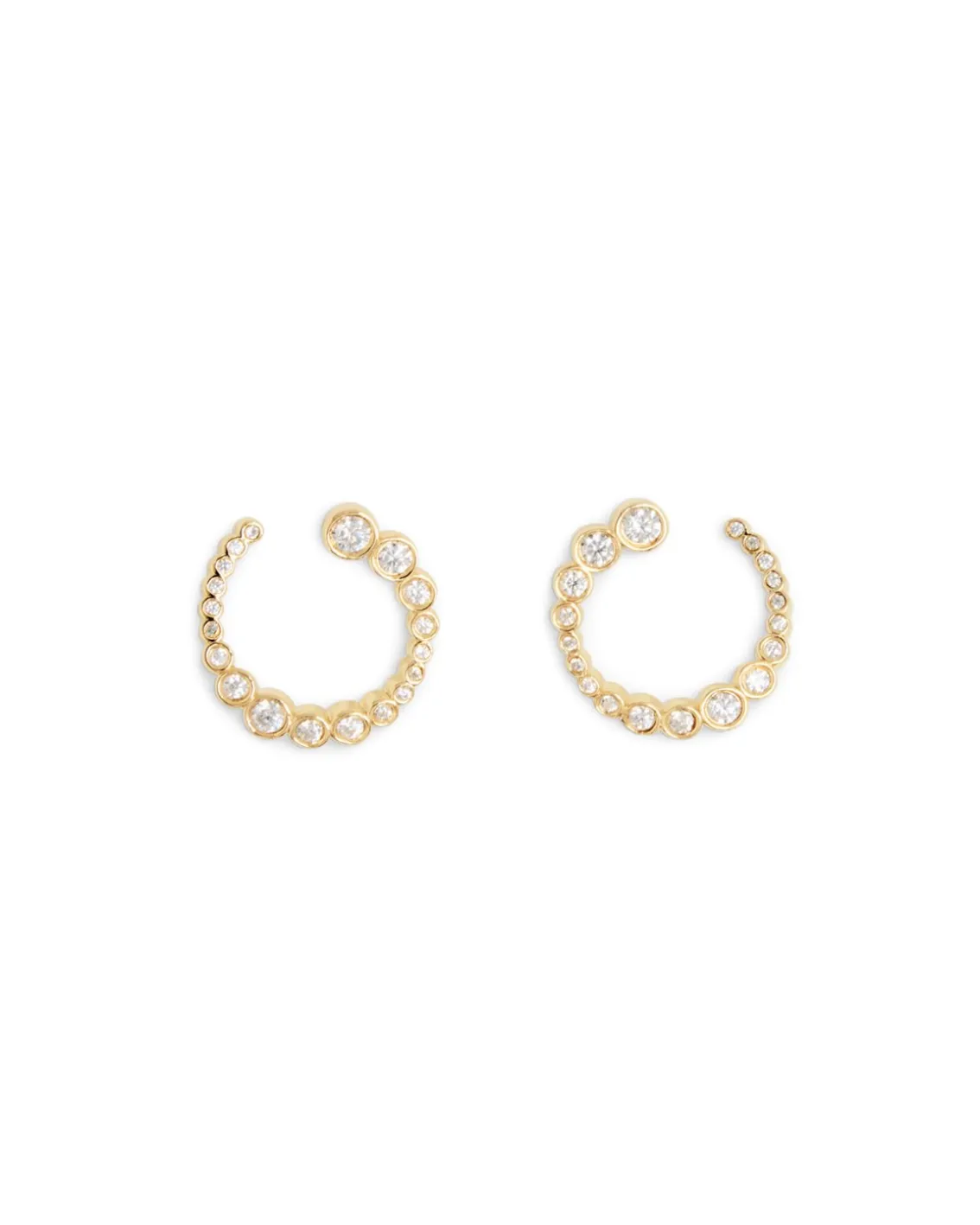 Ragbag Odette Spiral Earrings Gold