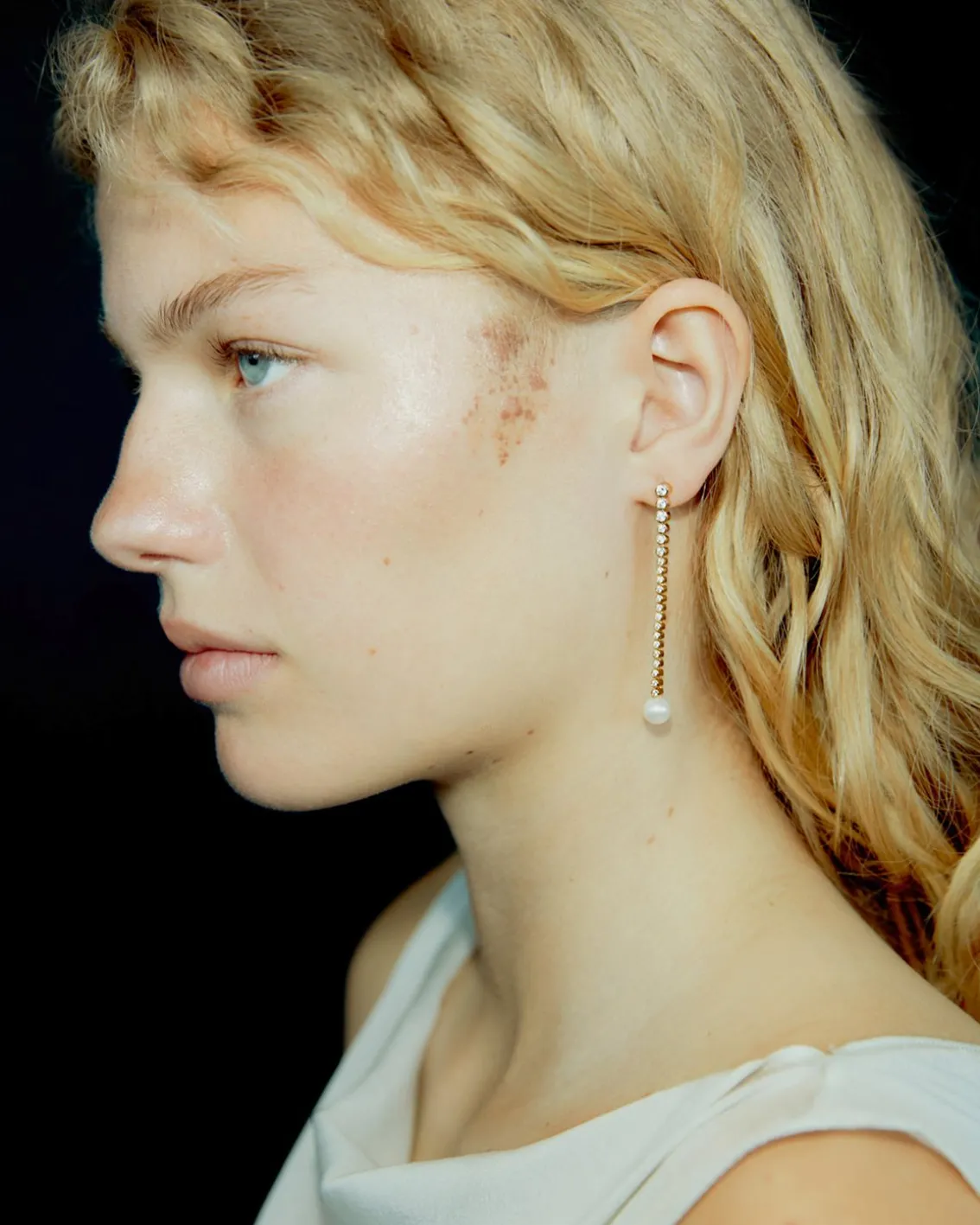Ragbag Odile Chandelier Earrings Gold